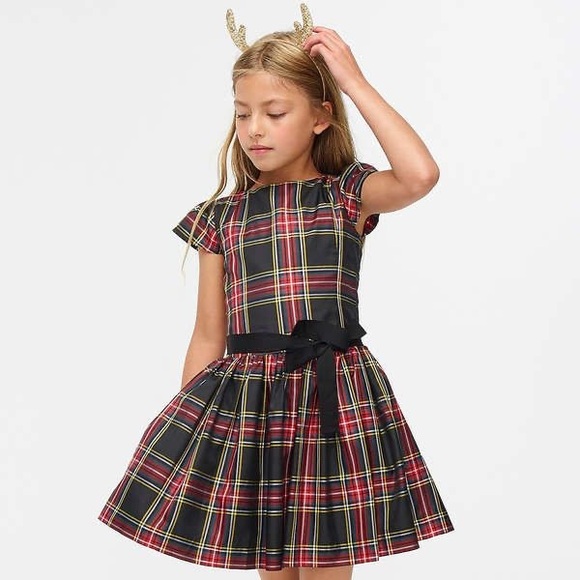 Crewcuts Other - NWT! Crewcuts Stewart Tartan Plaid Holiday Party Dress, SZ 12